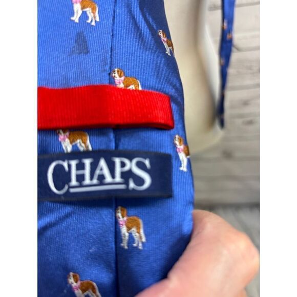 Men's Chaps Tie, Blue, One Size - Picture 4 of 4